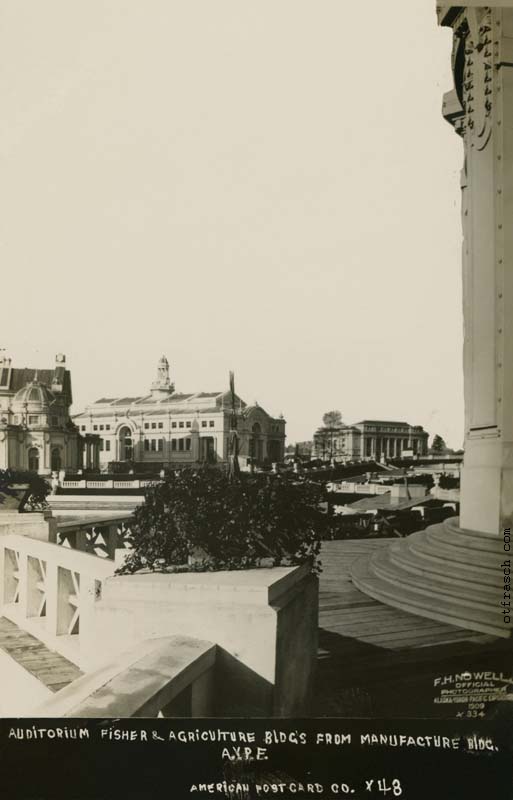 Image X48 - Auditorium Fisher & Agriculture Bldg's from Manufacture Bldg. A.Y.P.E.