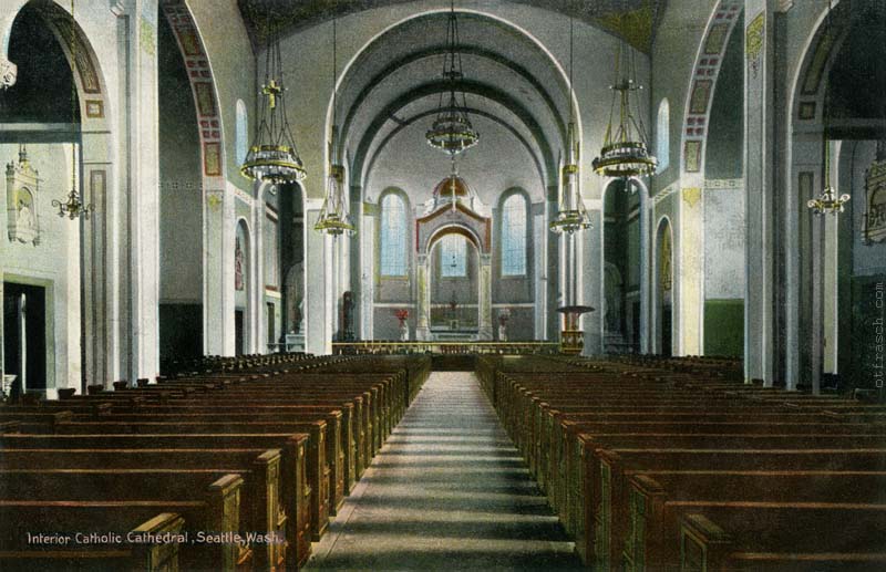 Copy of Image 00 - Interior Catholic Cathedral, Seattle Wash.