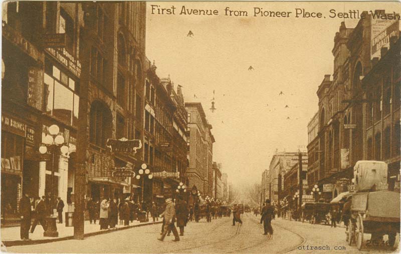 Copy of Image 109 - First Avenue from Pioneer Place, Seattle Wash