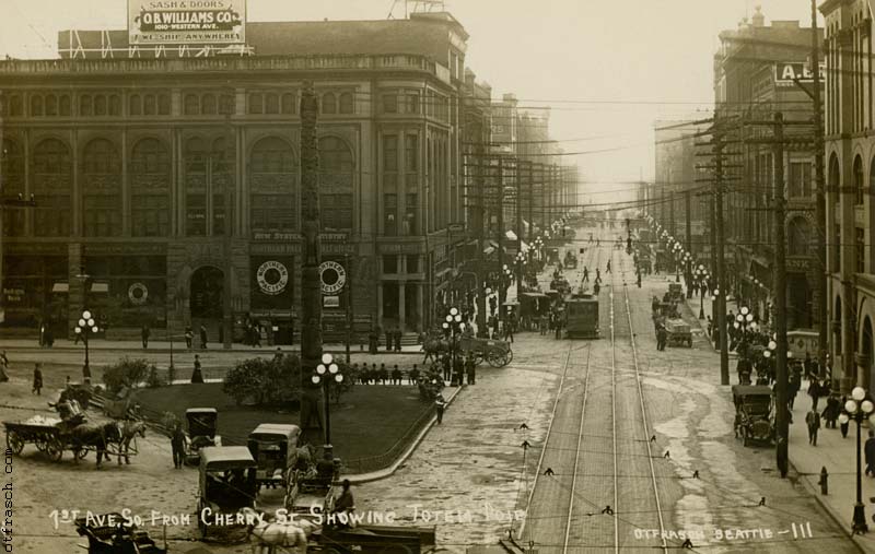 Image 111 - 1st Ave. So. From Cherry St. Showing Totem Pole