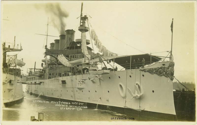 Image 134 - U.S. Cruiser Pennsylvania Fastest Warship in the World