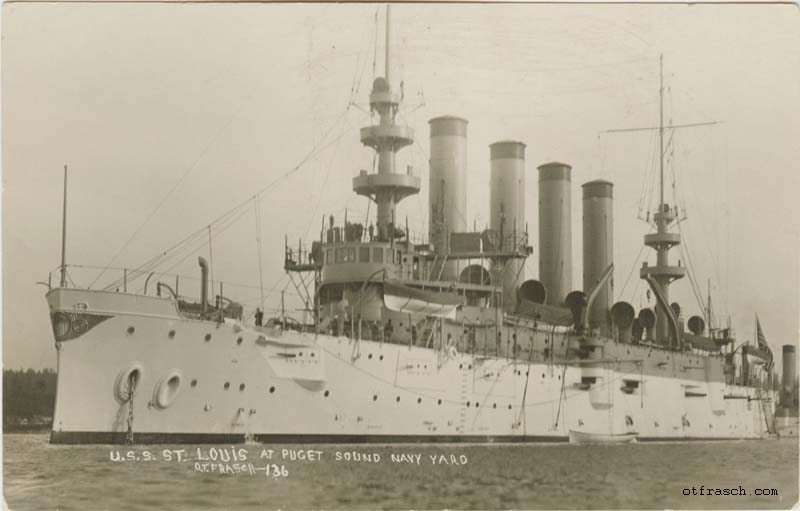 Image 136 - U.S.S. St. Louis at Puget Sound Navy Yard