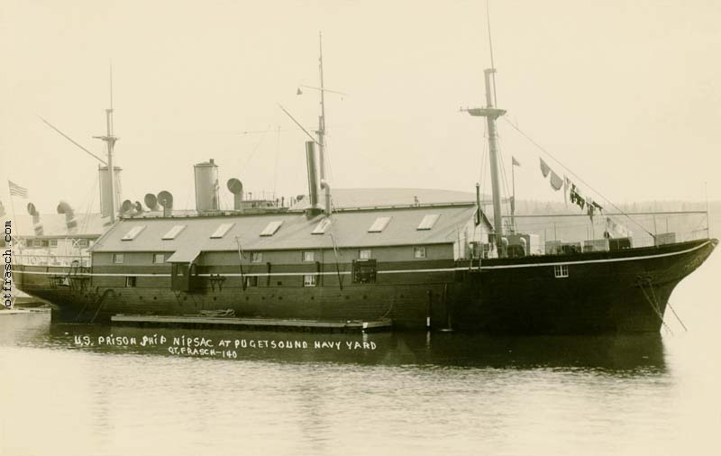 Image 140 - U.S. Prison Ship Nipsac at Puget Sound Navy Yard
