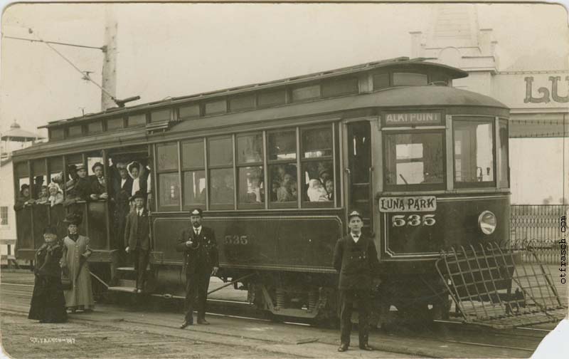 Image 147 - Untitled image of Alki Point Trolley at Luna Park