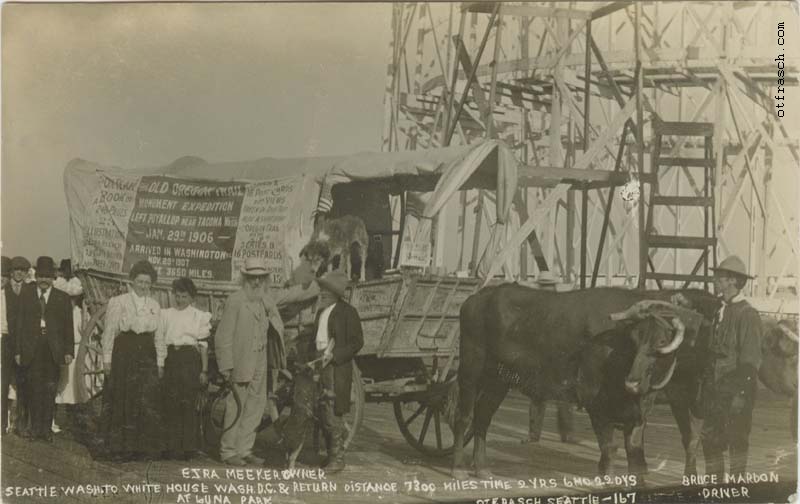 Image 167 - Ezra Meeker, Owner, Seattle Wash to White House Wash D.C. & Return