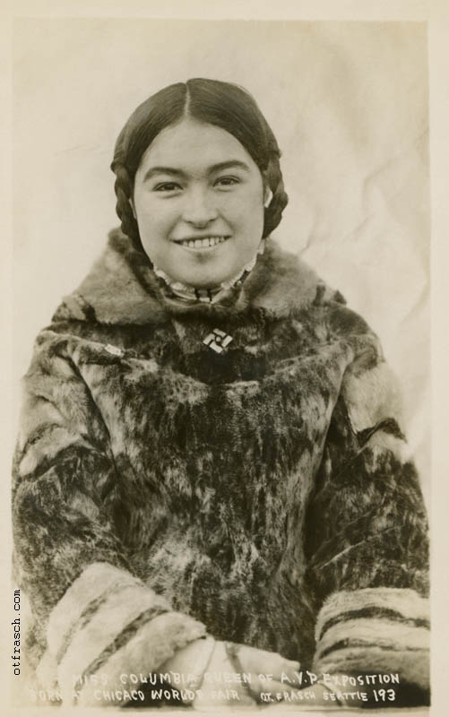 Image 193 - Miss Columbia Queen of A.Y.P. Exposition Born at Chicago World's Fair