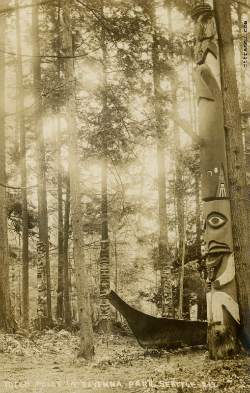 Image 213 - Totem Poles in Ravenna Park Seattle