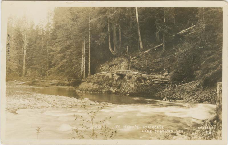 Image 421 - To Devil's Staircase Lake Cushman, Wn