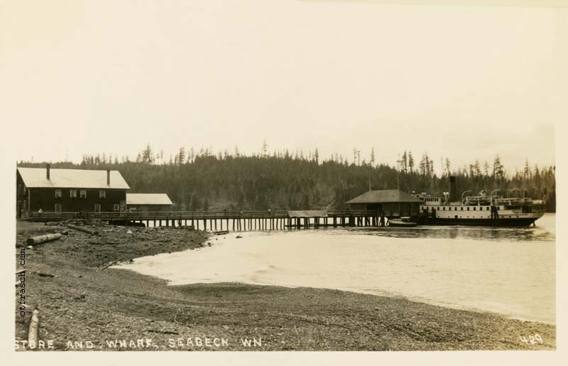 Image 429 - Store and Wharf, Seabeck Wn.