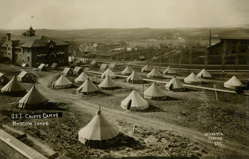 Image 505 - U. of I. Cadets Camps Moscow Idaho