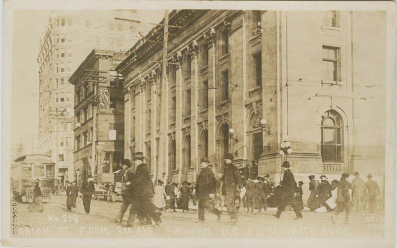 Image 61 - Copy of Union St. From 3rd Ave. Showing U.S.P.O. & White Bldg.