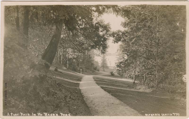 Image 777 - A Foot Path in Mt Baker Park