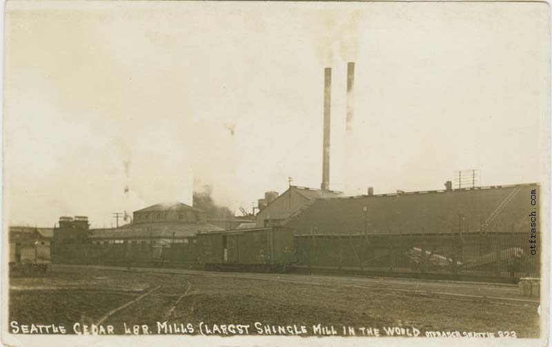 Image 823 - Seattle Cedar Lbr. Mills (Largst Shingle Mill in the World)