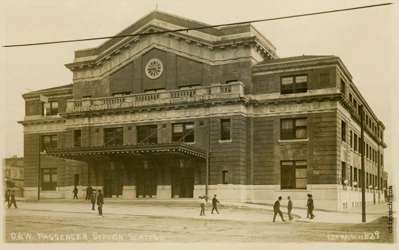 Image 829 - O. & W. Passenger Station Seattle