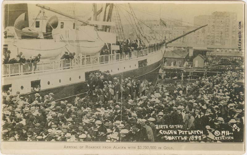 Image 854 - Birth of the Golden Potlatch Seattle 1897