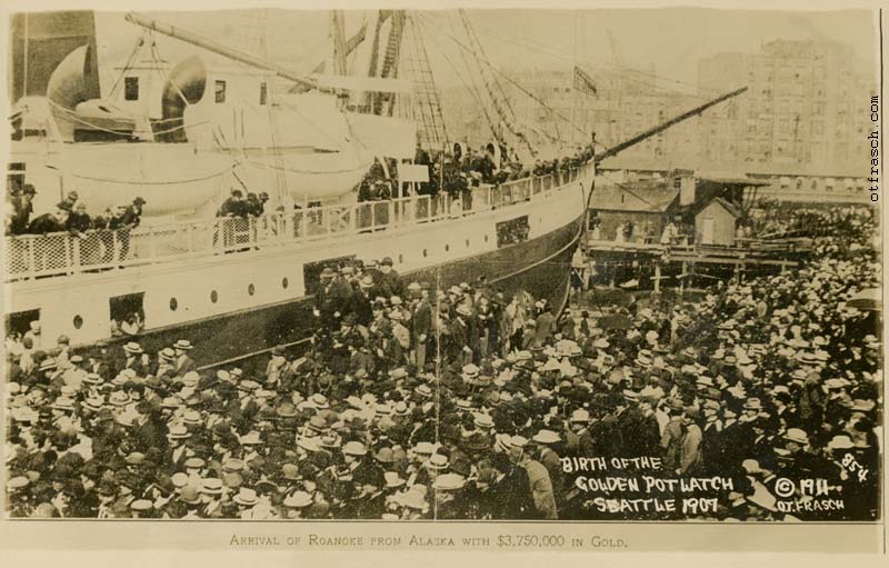 Image 854 - Birth of the Golden Potlatch Seattle 1907