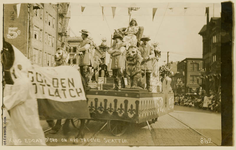 Image 862 - King Edgar D'Oro on His Throne Seattle