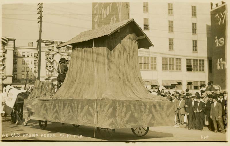 Image 864 - An Old Stump House Seattle