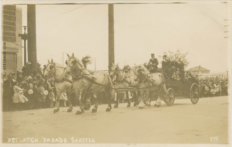 Image 878 - Potlatch Parade Seattle (horses)