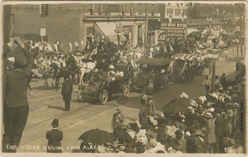 Image 888 - King Edgar Ariving from Alaska