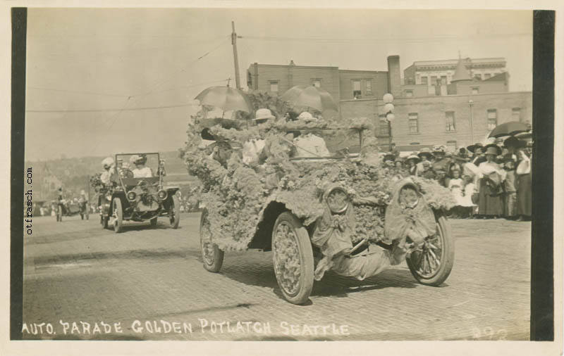 Image 893 - Auto Parade Golden Potlatch Seattle