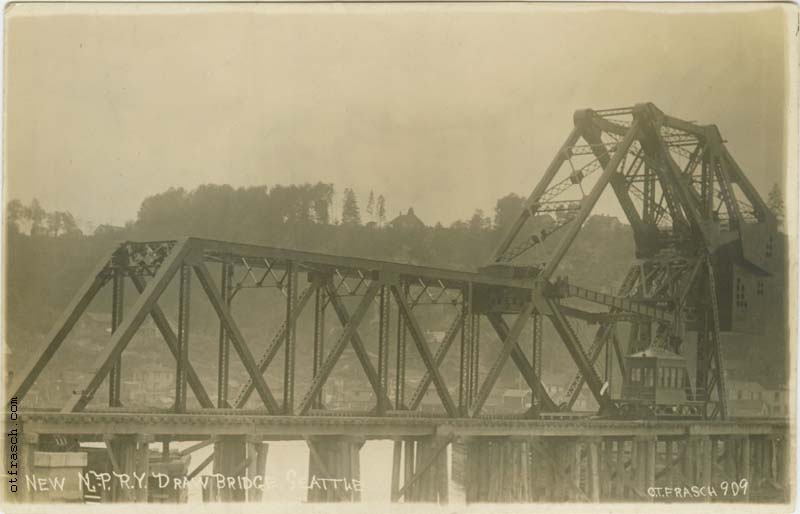 Image 909 - New N.P.R.Y. Drawbridge Seattle