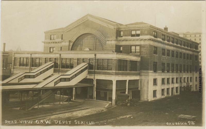 Image 915 - Rear View O. & W. Depot Seattle