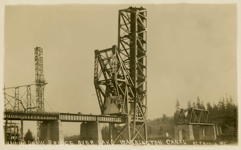 Image 95 - New Draw Bridge over Lake Washington Canal