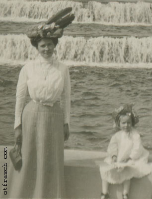 Unnumbered Image - Inset of A.Y.P.E. Posed Group in Front of Cascades