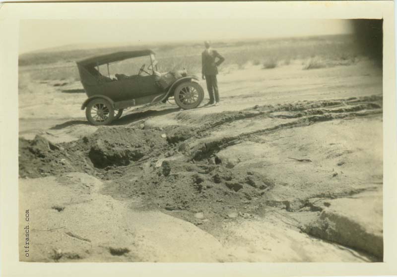 O.T. Frasch and His Car