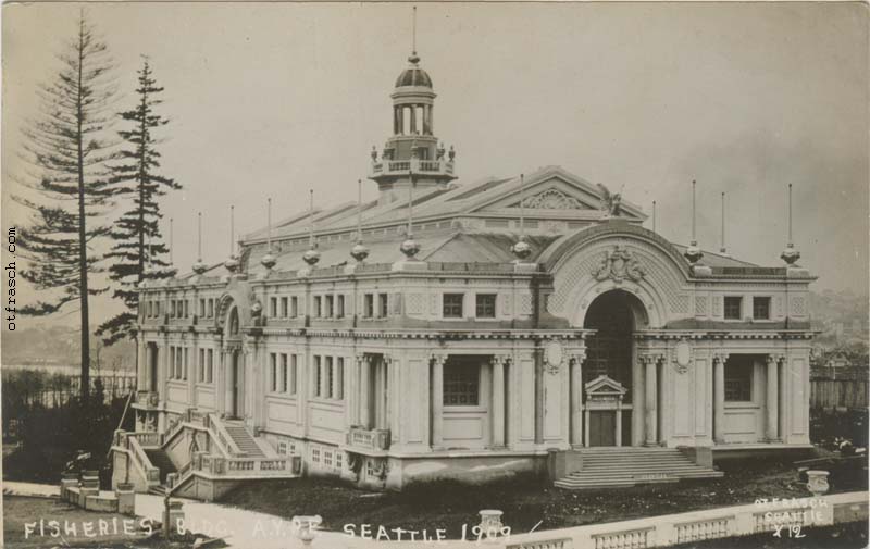 Image X12 - Fisheries Bldg. A.Y.P.E. Seattle 1909