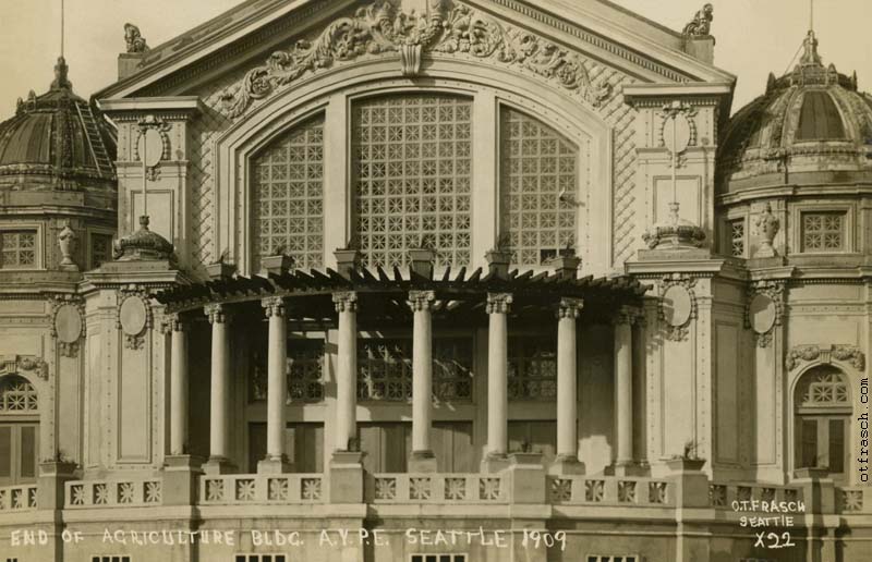 Image X22 - End of Agriculture Bldg. A.Y.P.E. Seattle 1909